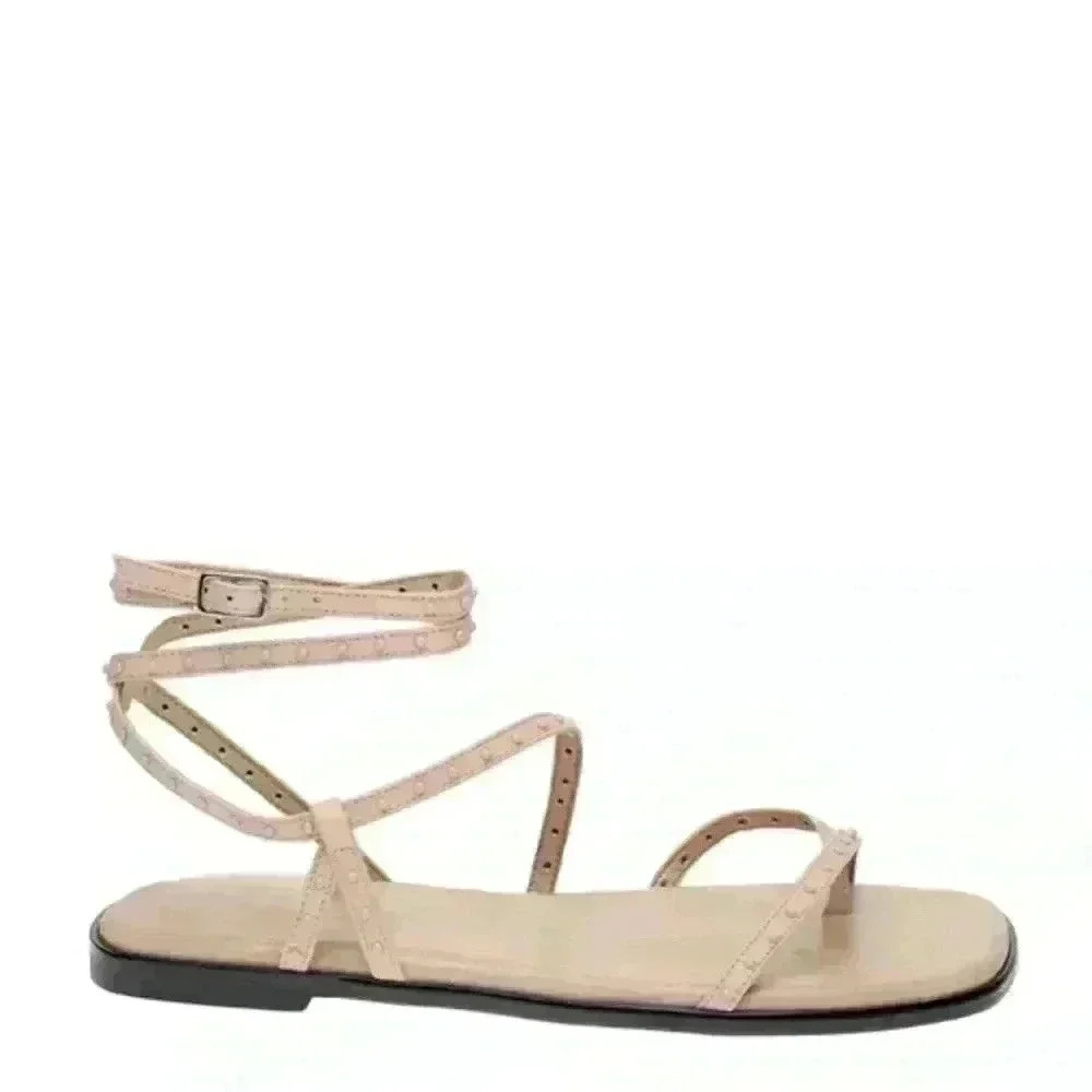 COPY - Marc Fisher Nalica Studded Sandals in Rich Blush Size 7.5 Brand New in B…